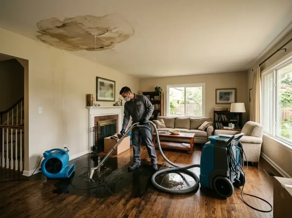 attic-pipe-burst-ceiling-drip-008 — frequently asked questions, Water Damage Restoration & Carpet Care in Mount Orab, OH